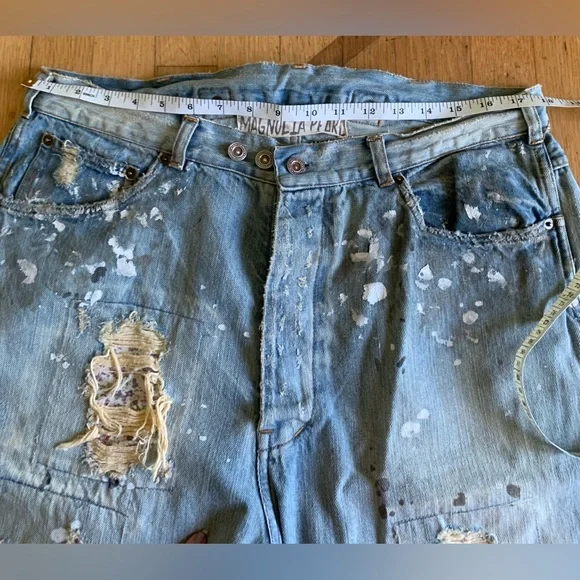 EUC Magnolia Pearl calico denims - Picture 2 of 6